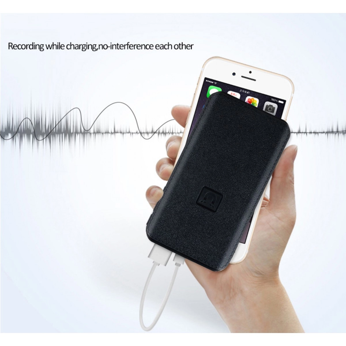 Profesyonel Ses Sensörlü Powerbank Ses Kayıt Cihazı